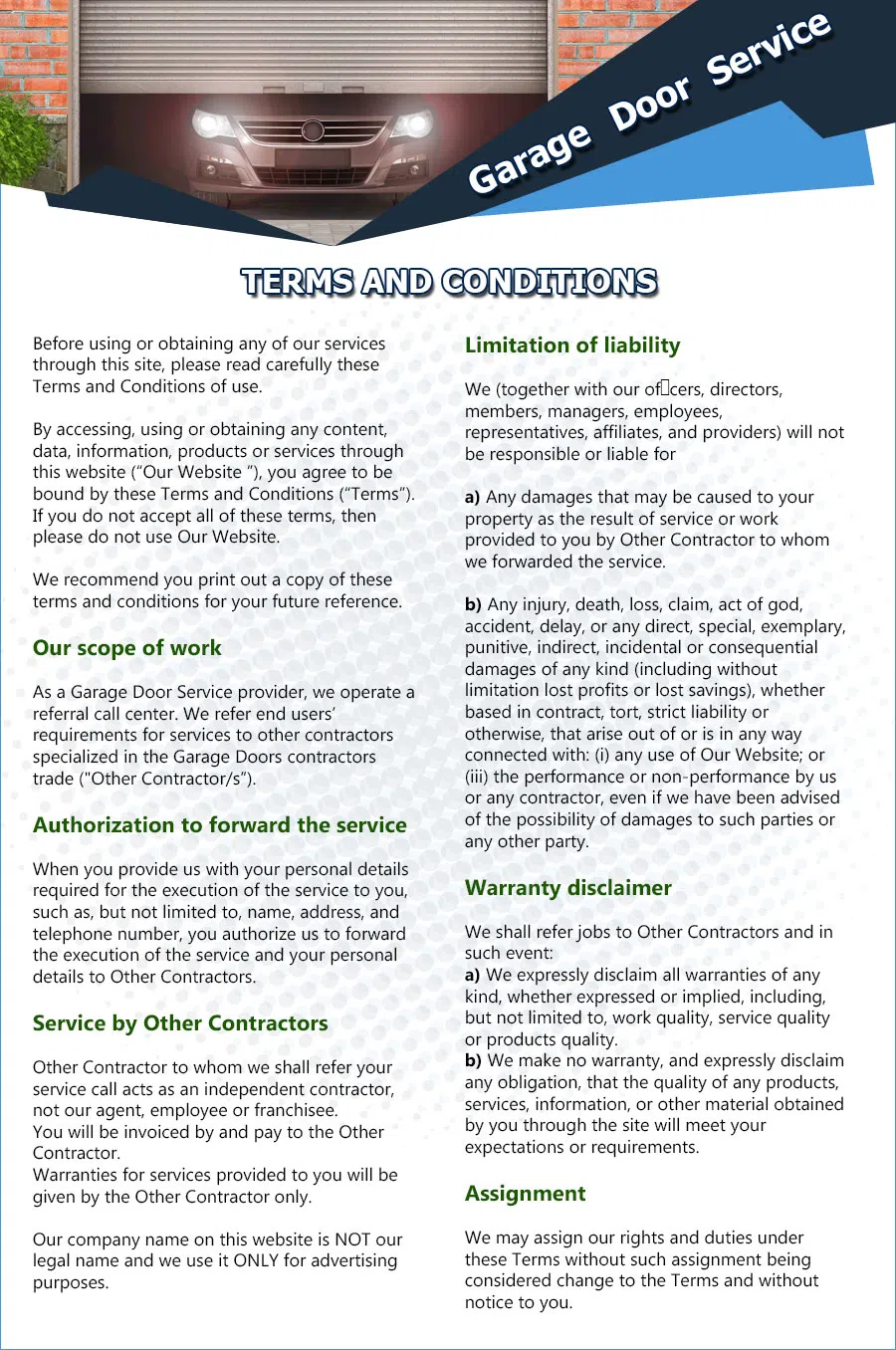 Eagle Garage Door Service Clifton, NJ 862-239-6122